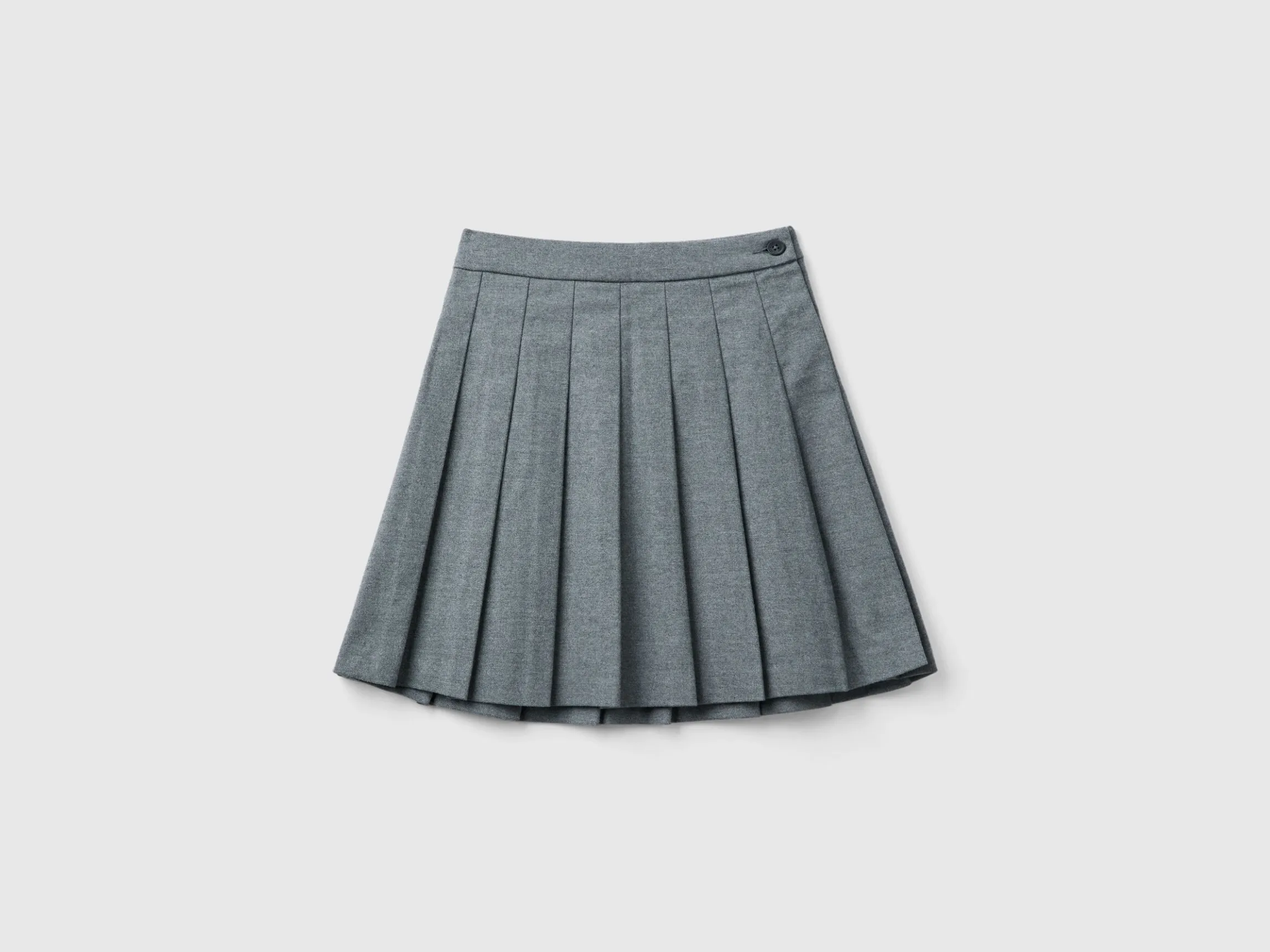 Pleated skirt in flannel