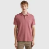 Plum regular fit polo