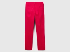 Plum slim fit cotton chinos