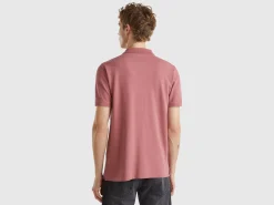 Plum slim fit polo