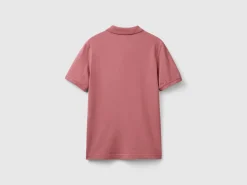 Plum slim fit polo