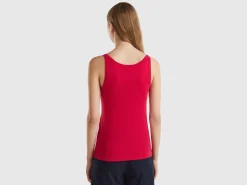 Plum tank top in pure cotton
