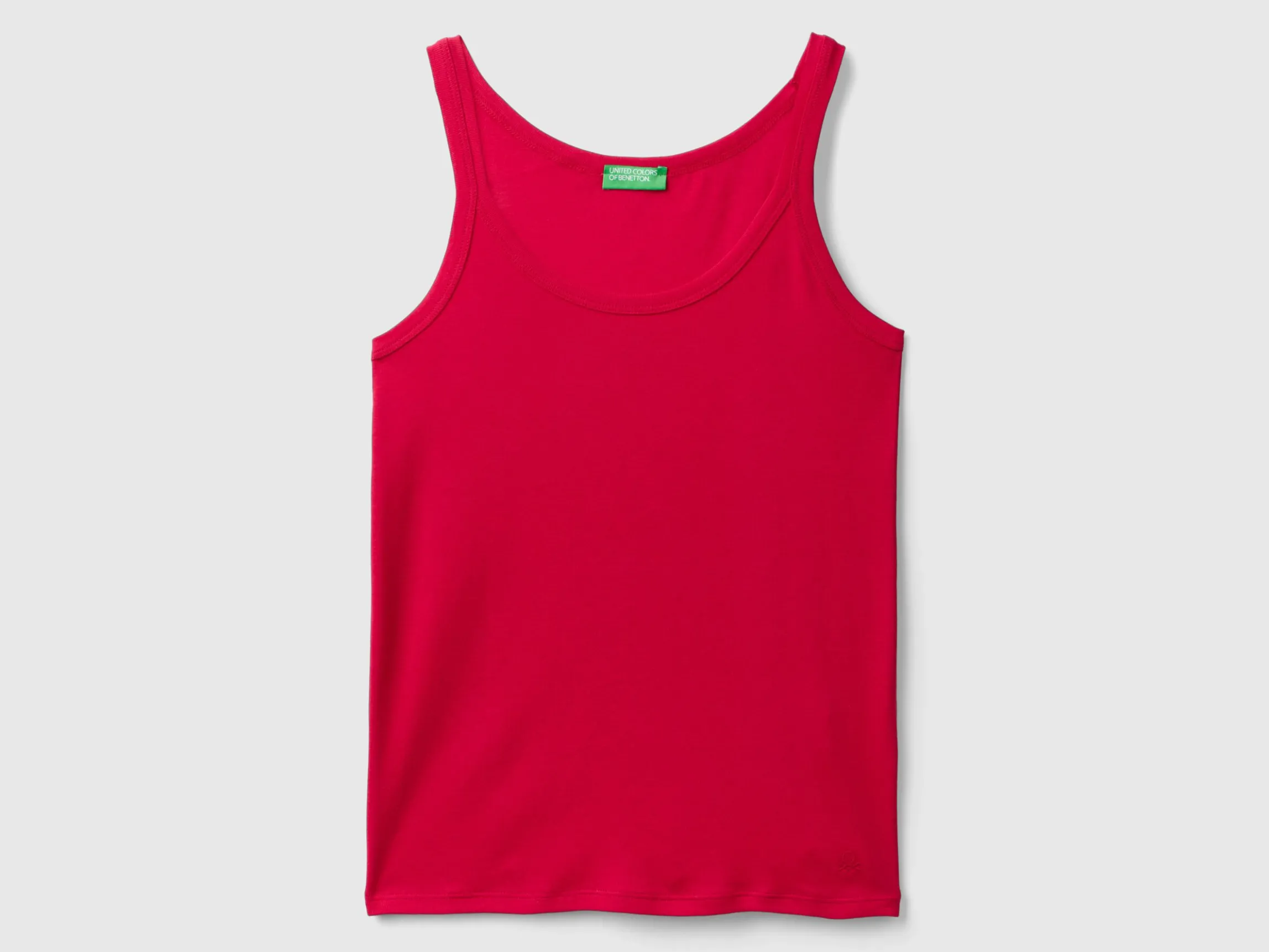 Plum tank top in pure cotton