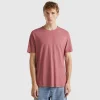 Plum t-shirt in slub cotton