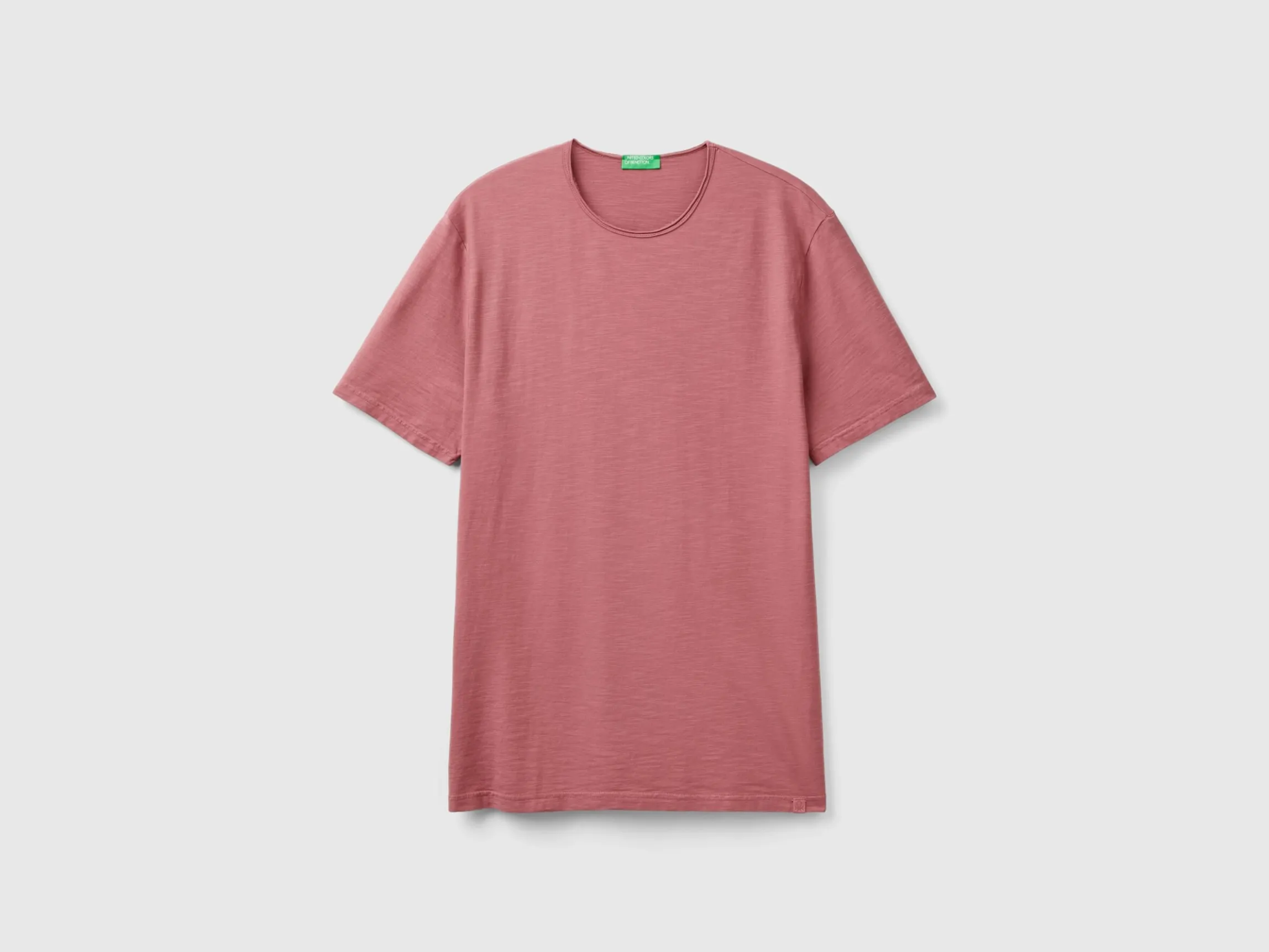Plum t-shirt in slub cotton