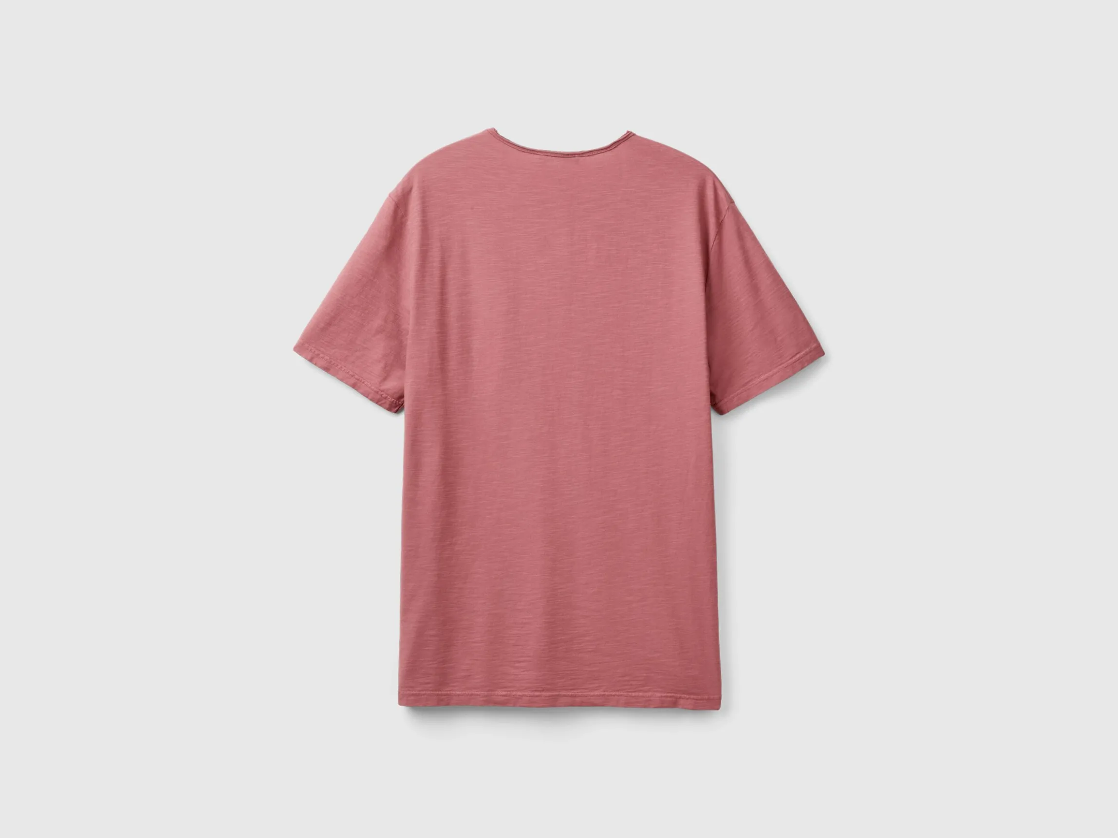 Plum t-shirt in slub cotton