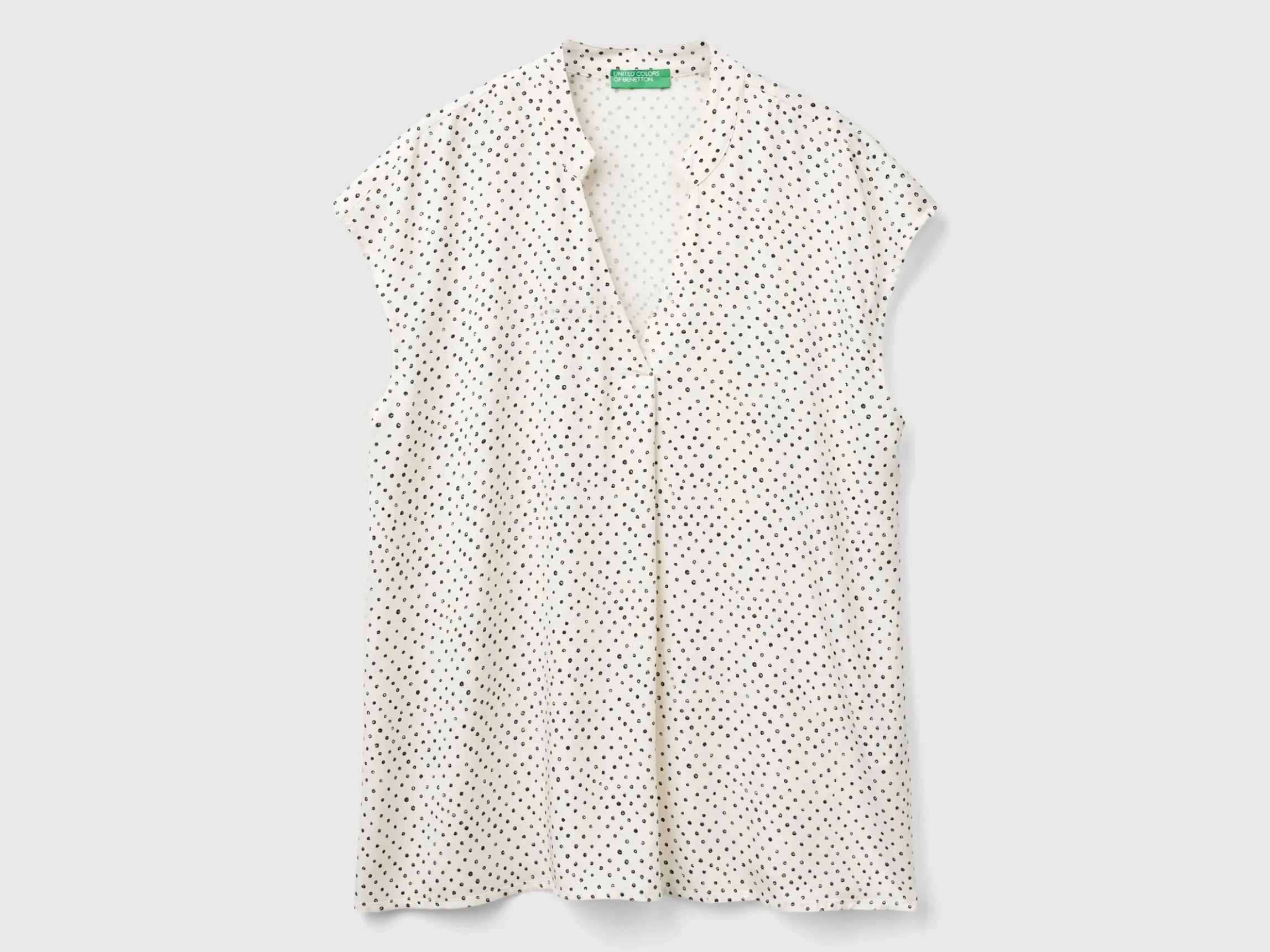 Polka dot blouse in viscose