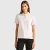 Polo in stretch organic cotton