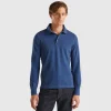 Polo in stretch organic cotton