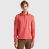 Polo in stretch organic cotton