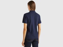 Polo in stretch organic cotton