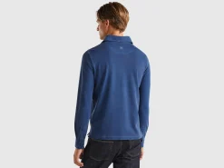 Polo in stretch organic cotton