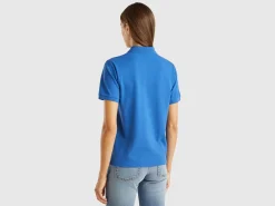 Polo in stretch organic cotton