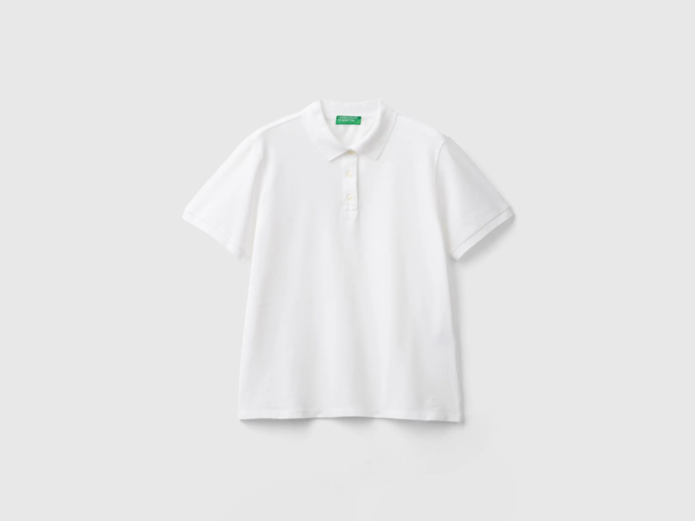 Polo in stretch organic cotton
