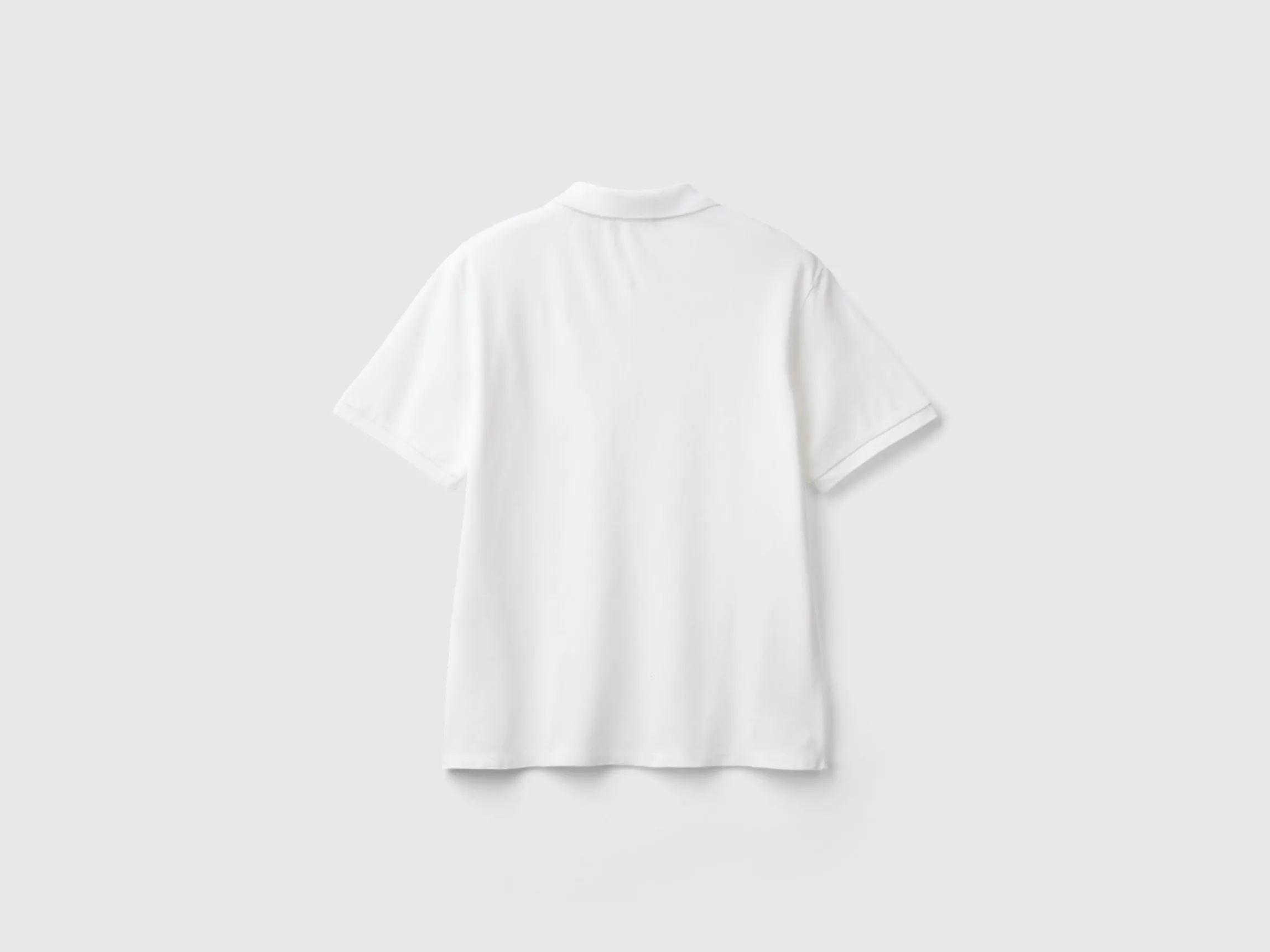 Polo in stretch organic cotton