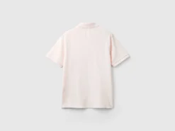 Polo in stretch organic cotton