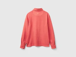 Polo in stretch organic cotton