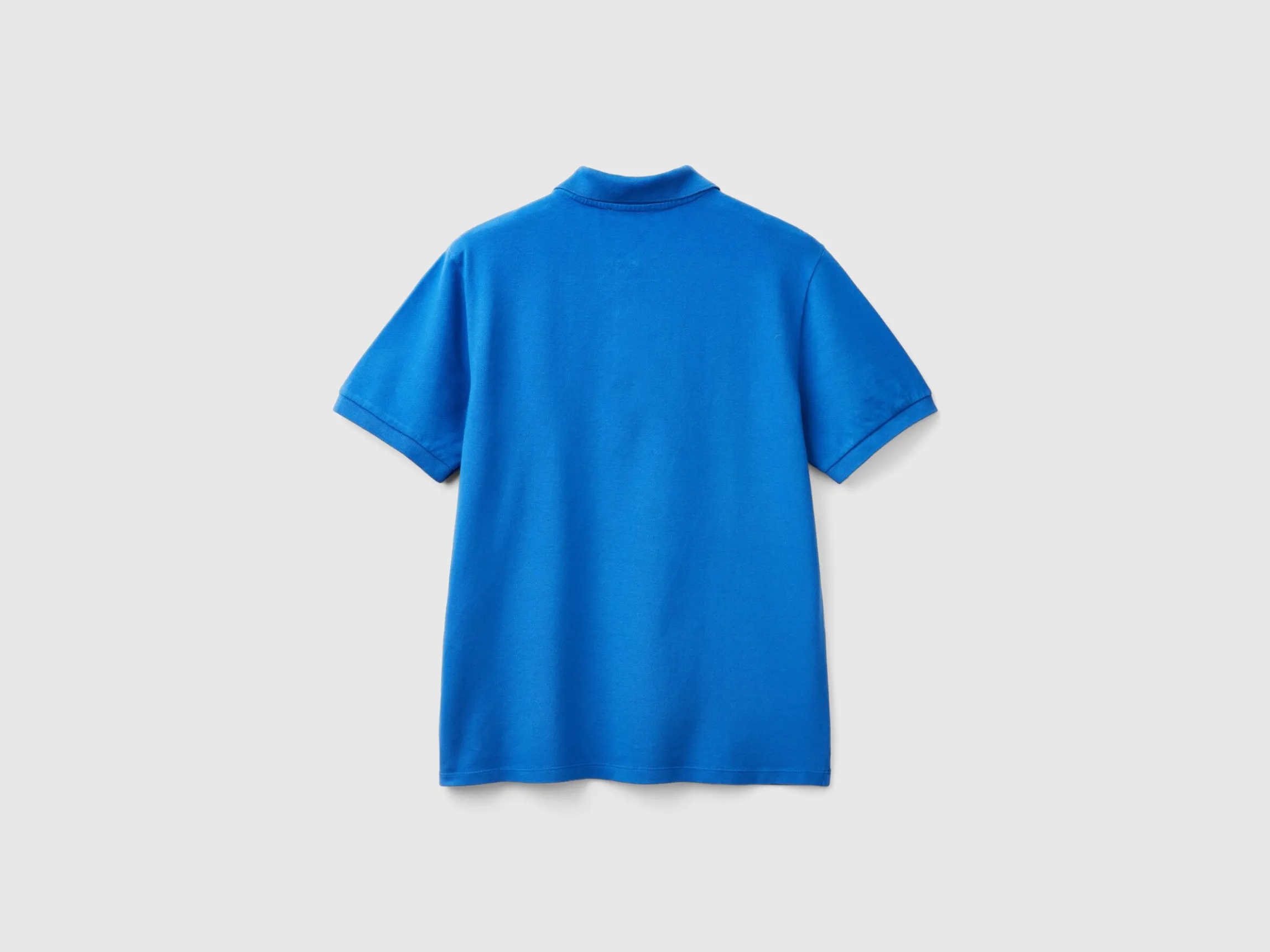 Polo in stretch organic cotton
