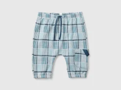 Prince of Wales jacquard trousers