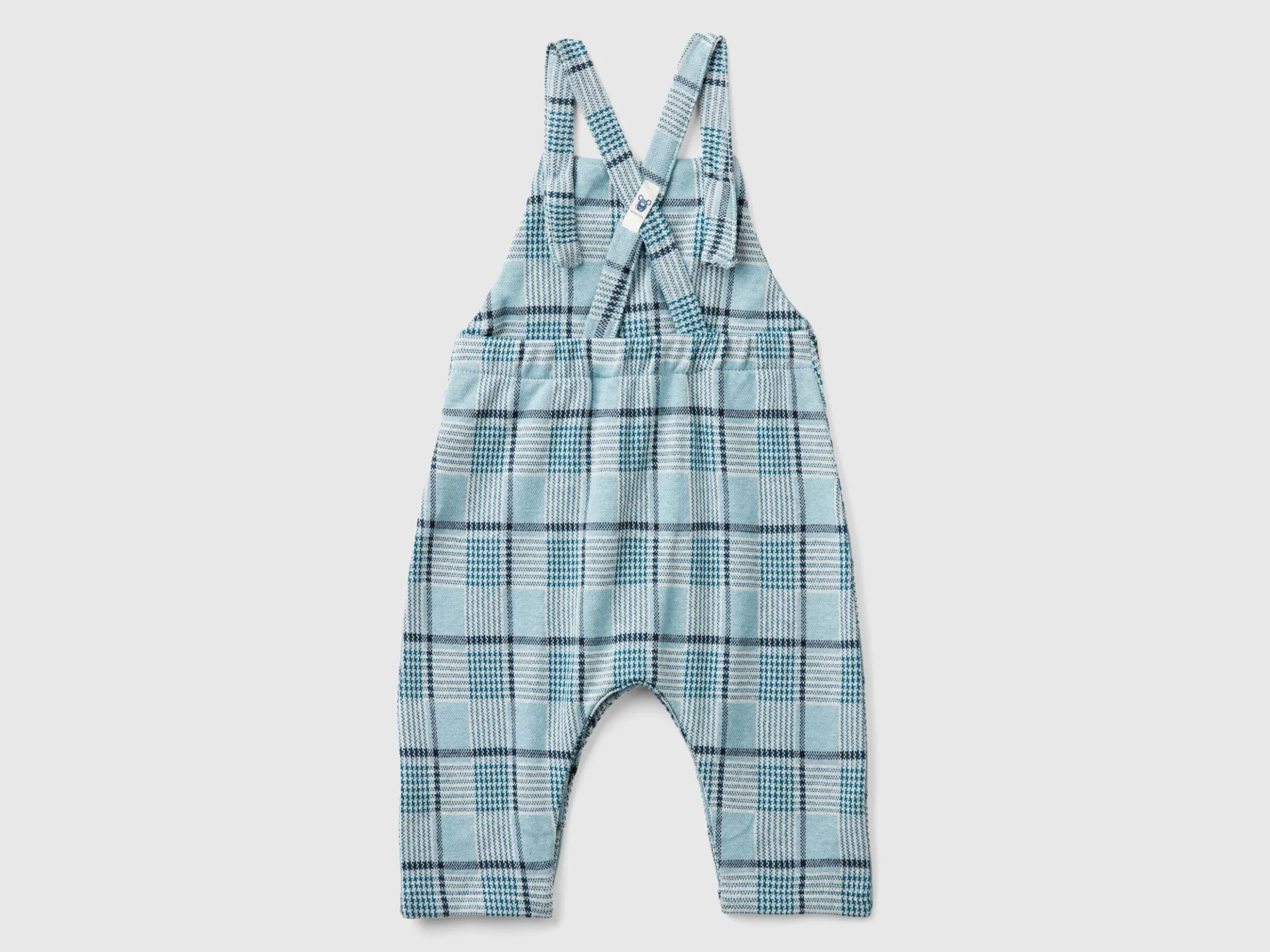 Prince of Wales jacquard romper