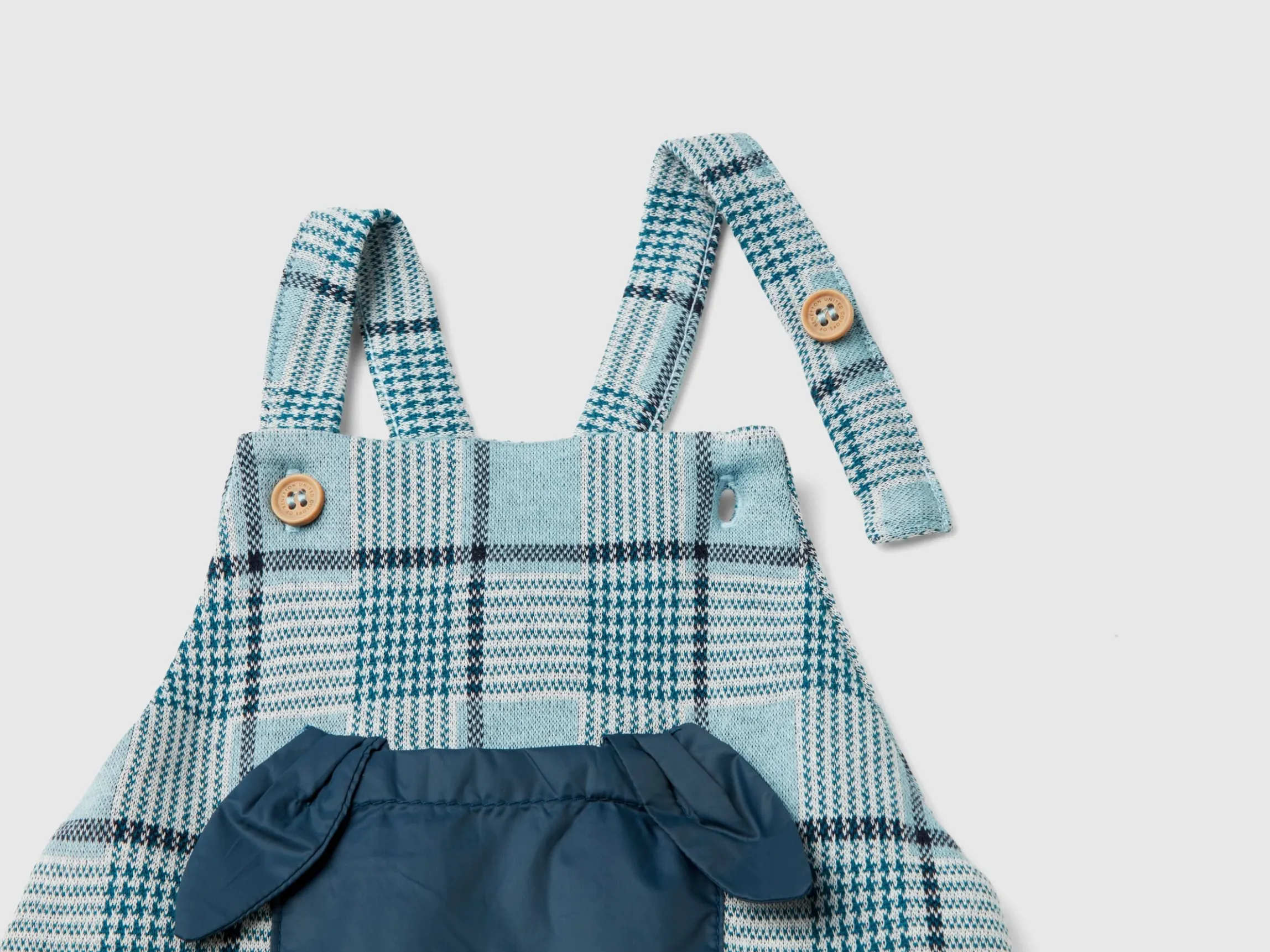 Prince of Wales jacquard romper