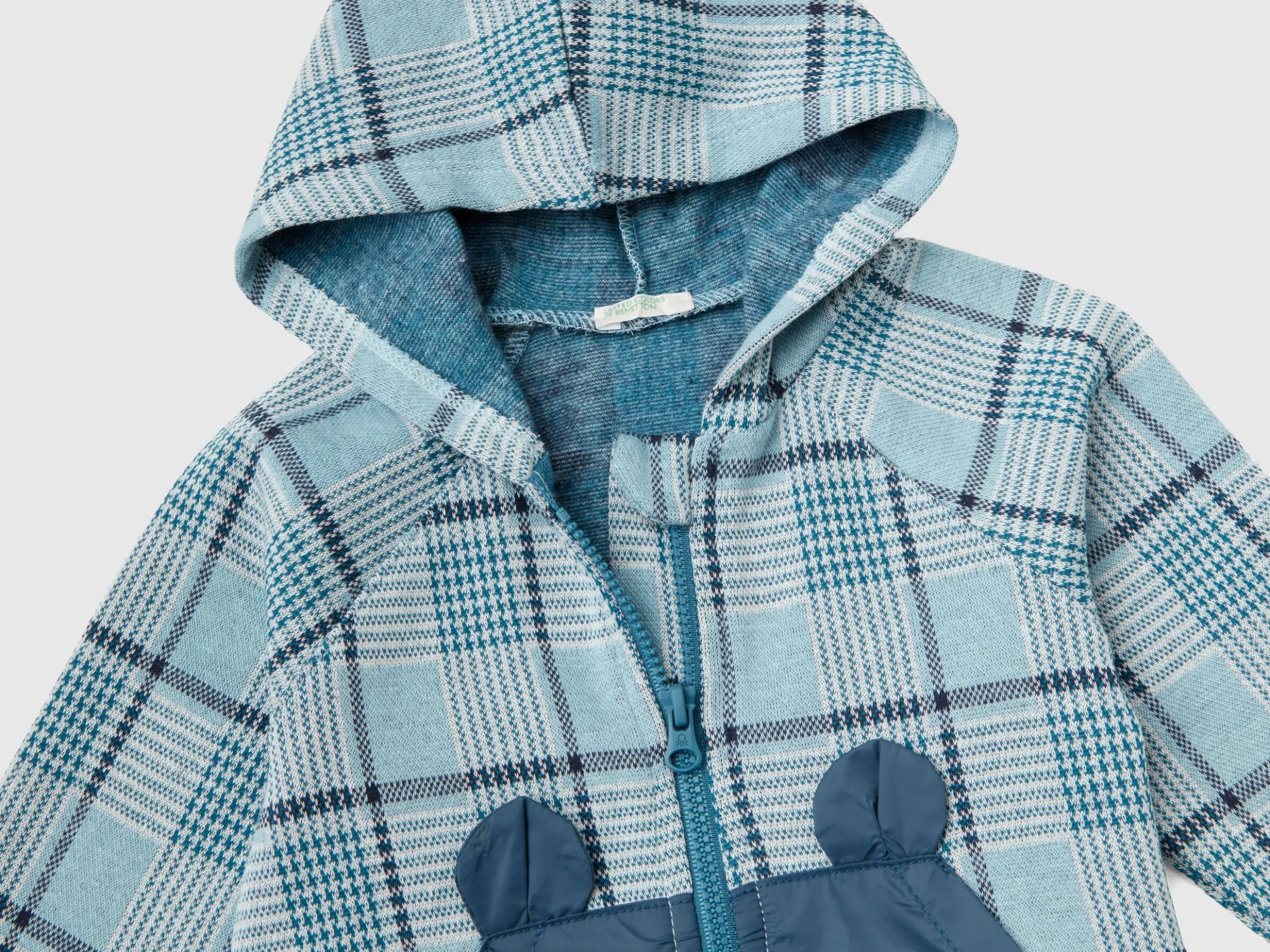 Prince of Wales jacquard sweatshirt