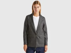 Prince of Wales unlined blazer