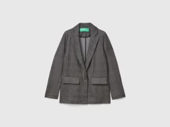 Prince of Wales unlined blazer
