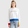 Pullover sweatshirt with logo print