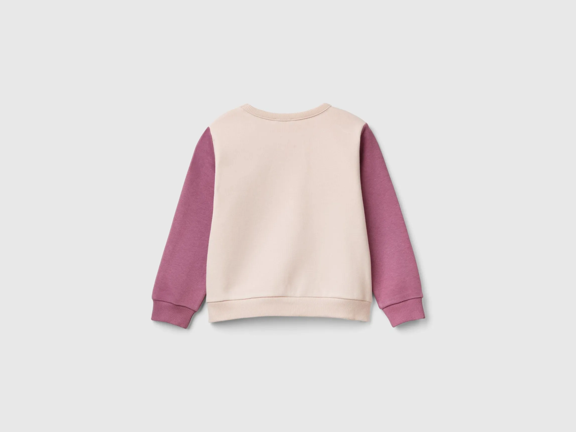 Pullover sweatshirt with glittery print