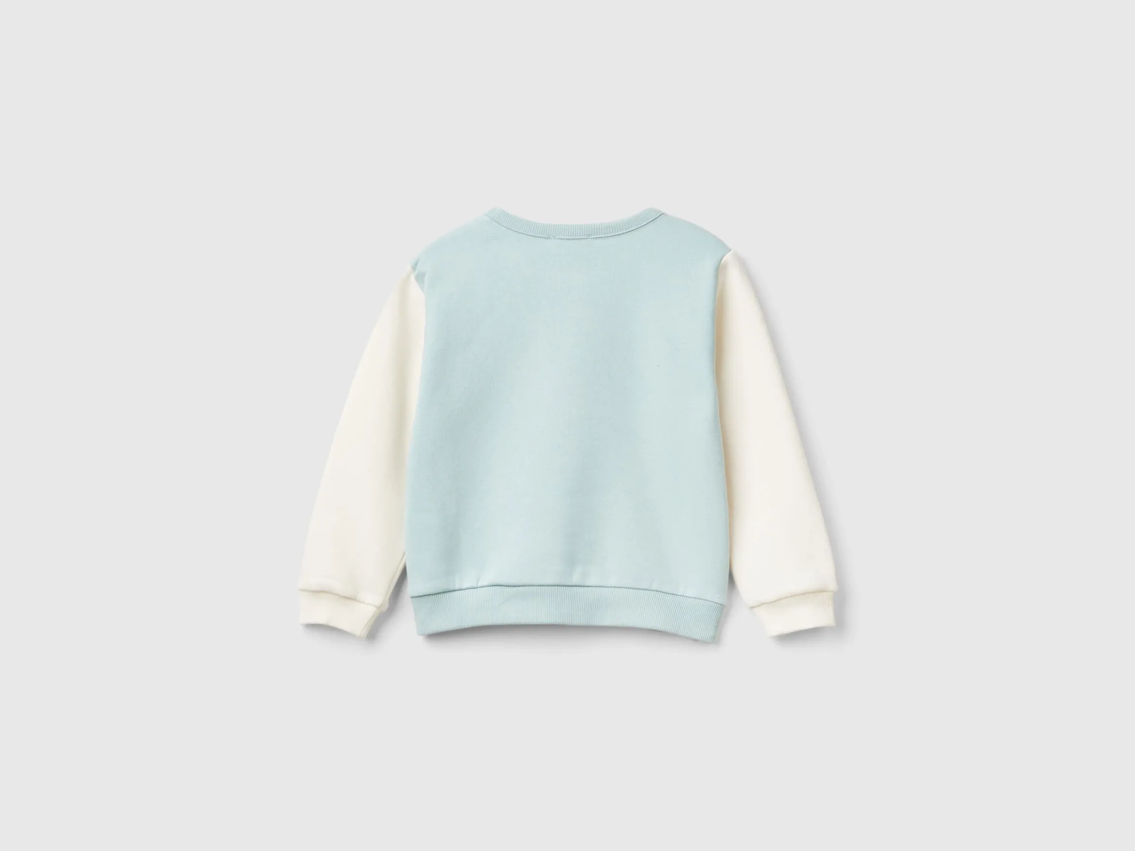 Pullover sweatshirt with glittery print