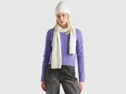 Pure cashmere scarf