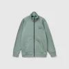 Pure cotton sweatshirt with zipper