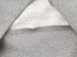 Pure cotton sweatshirt with zipper