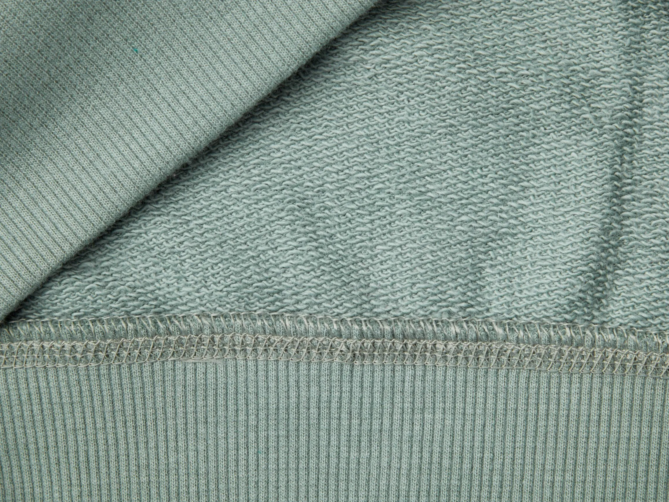 Pure cotton sweatshirt with zipper