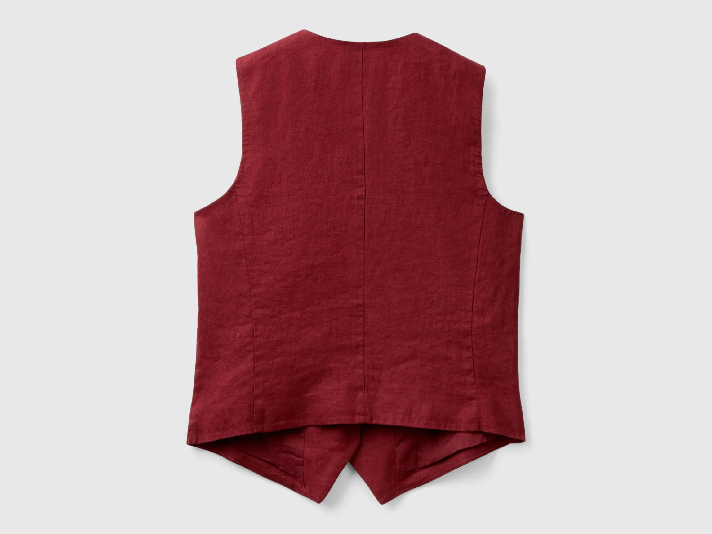 Pure linen vest