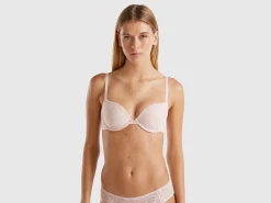 Push up bra in stretch lace