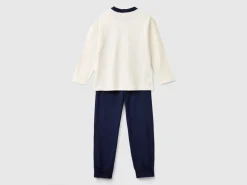 Pyjamas in long fiber cotton
