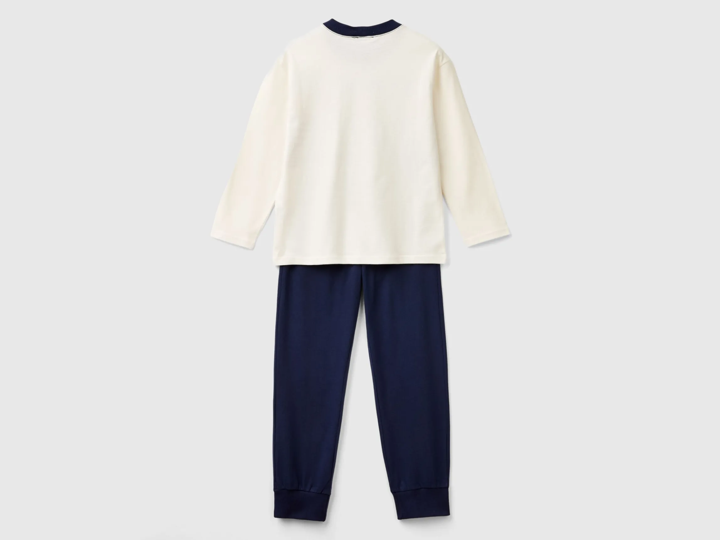 Pyjamas in long fiber cotton