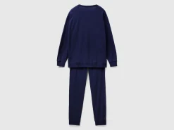 Pyjamas in long fiber cotton