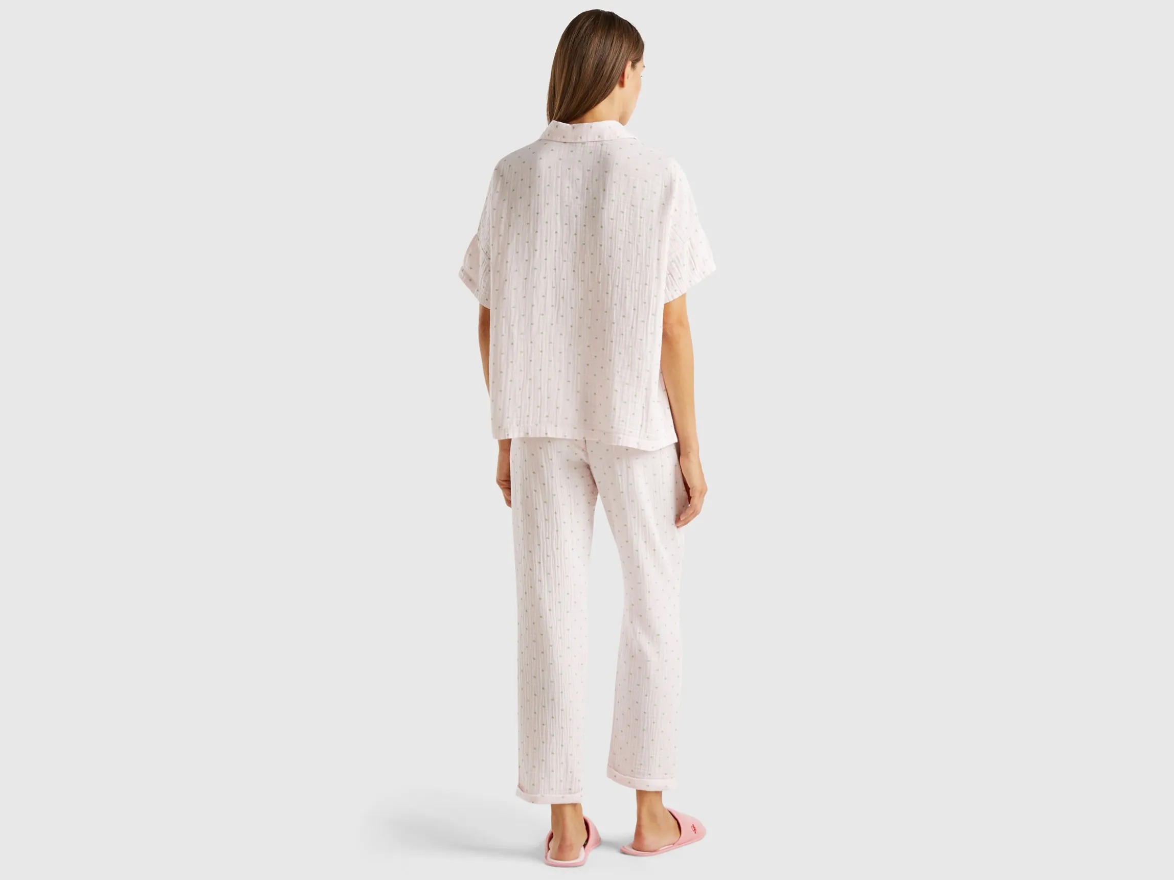 Pyjamas with heart print
