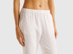 Pyjamas with heart print