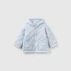 Quilted jacket with hood