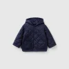 Quilted jacket with hood