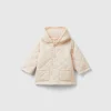 Quilted jacket with hood