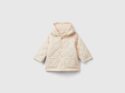 Quilted jacket with hood
