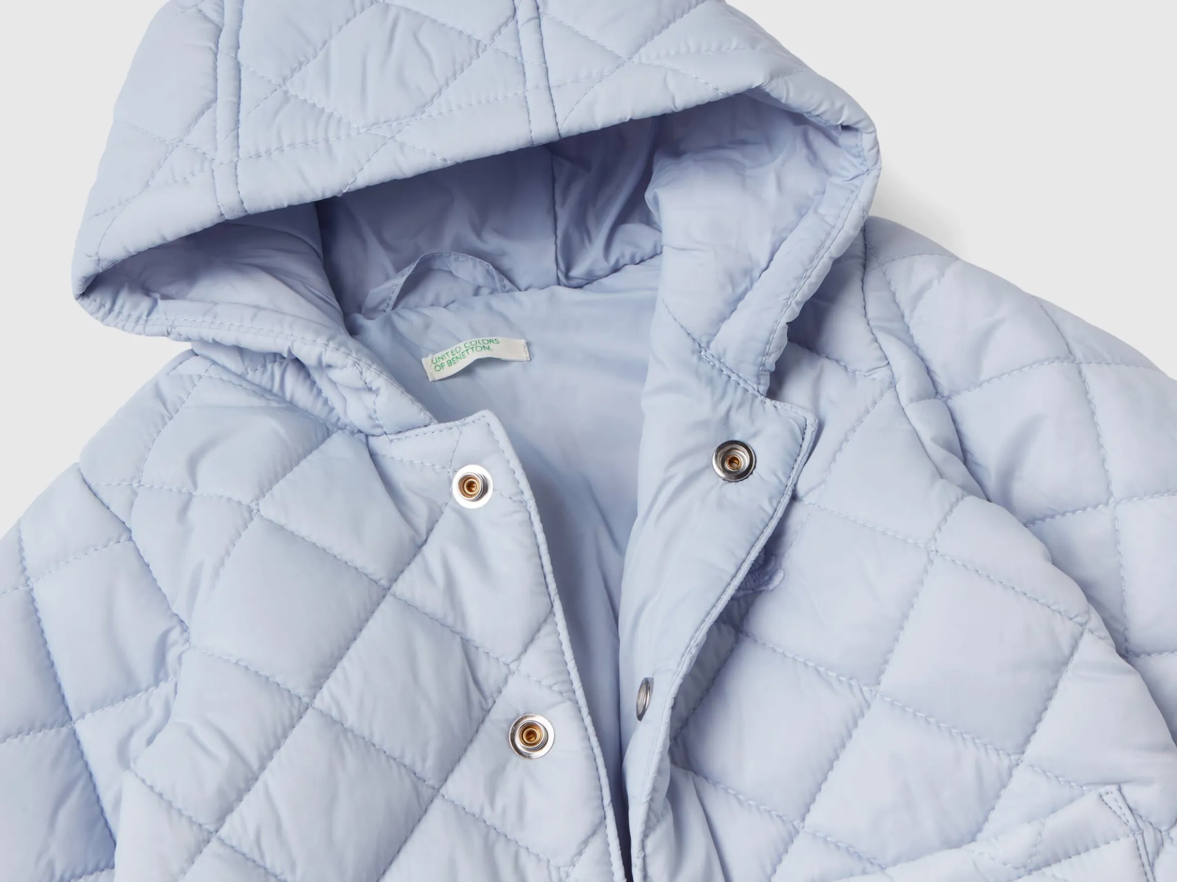 Quilted jacket with hood