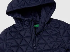 Quilted jacket with hood
