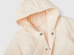 Quilted jacket with hood