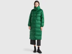 Real feather padded down jacket